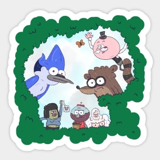 Regular Show Bush Sticker